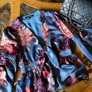 Beautiful floral jacket.